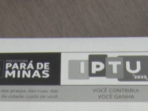 Prefeitura de Pará de Minas começa a enviar guias do IPTU 2025 aos contribuintes